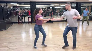 Lindy Hop rock and roll swing out