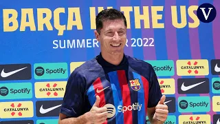 DIRECTO: El Barça presenta a Robert Lewandowski en el Camp Nou