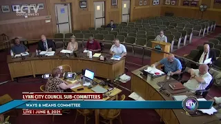 Lynn City Council Subcommittee & Regular Meetings | June 8, 2021
