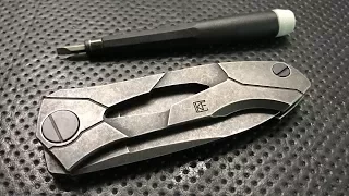 How to disassemble and maintain the CKF Ratata Pocketknife