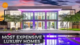 3 HOUR TOUR OF THE MOST EXPENSIVE AND LUXURIOUS HOMES OF MILLIONAIRES