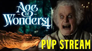 Bilbo Baggins vs SMAUG | THE SHIRE RISES - Age of Wonders 4 PVP | No Spell Jammers/Spell Victory