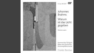 Brahms: O Heiland, reiß die Himmel auf, Op. 74, No. 2