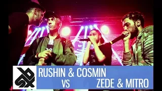 RUSHIN&COSMIN vs ZEDE&MITRO | Fantasy Beatbox Battle 2017 | 1/4 FINAL