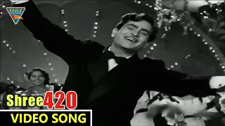 Shree 420 Hindi Movie || Mud Mud Ke Na Video Song || Raj Kapoor, Nargis ||  Eagle Mini