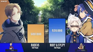 Rudeus vs Roxy & Sylphiette Power Level | Mushoku Tensei: Jobless Reincarnation