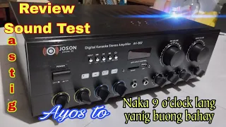 AV-902 JOSON AMPLIFIER UNBOXING and REVIEW + SOUND TEST@novsaitv9023