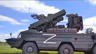 Combat work of the Osa air defense system of Russia in Ukraine