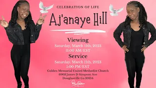 Celebration of Life for Aj’anaye Hill
