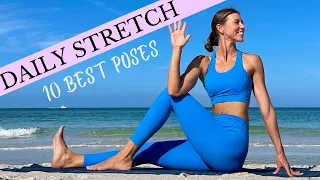 10 Simple Stretches that You Should Do Every Day | 25 min Easy Daily Stretch Routine to Feel Good