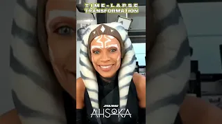 'Ahsoka' - Time-lapse Make Up Transformation #rosariodawson #starwars #shorts