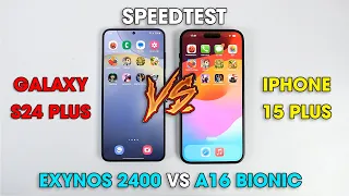 Speedtest Samsung Galaxy S24 Plus vs iPhone 15 Plus: Kèo này cân quá !!!