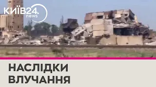 У мережі показали знищений воїнами ЗСУ ворожий склад БК у селі Рикове