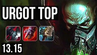 URGOT vs DARIUS (TOP) | Rank 3 Urgot, 10/2/11, 900+ games, 1.0M mastery | EUW Grandmaster | 13.15