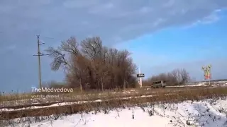 Сенсация    Ополченцы ДНР работают по позициям АТО   Militias firing at the Ukrainian military