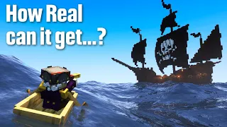 I Spent 100 Days in REAL PIRATE Minecraft