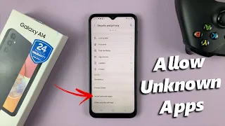 How To Allow Installation Of Third Party Unknown Apps On Samsung Galaxy A14