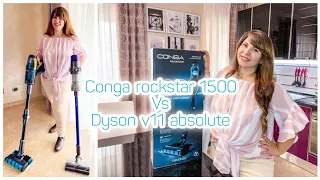 Conga Rockstar 1500 Ultimate ErgoWet vs Dyson V11 absolute