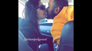 Garry sandhu and jasmine sandlas kissing