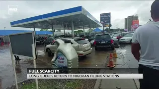 Fuel Scarcity: Nigerians Lament As Long Queues Return To Nigerian Filling Stations