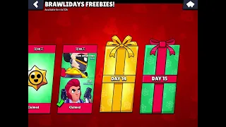 Today I’ve opened all of the presents in brawl stars!