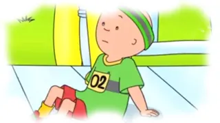Caillou runs a marathon | Funny Animated cartoon for Kids | Cartoon Caillou l Cartoon Movie