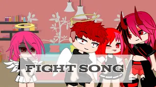 Fight song || GCMV|| Episode 11: Eva past || bad grammar|| Gacha club