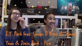 J.Y. Park feat. Conan O Brien & Steven Yeun & Jimin Park - Fire Reaction