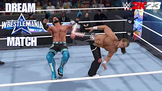 Shawn Michaels vs Aj Styles | Dream Match Highlights WWE 2K23