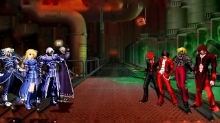 [ KOF MUGEN ] Team Nests vs Team Blood. Épica batalla