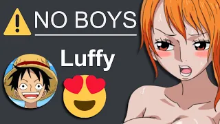 Luffy Joins a GIRLS ONLY Discord Server...