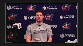 Pierre-Luc Dubois Speaks To The Media After Being Benched vs. Lightning