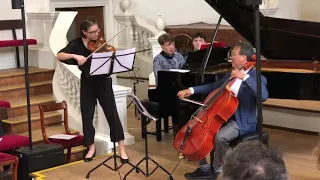 Brahms Piano Trio No. 2 in C Major 1st Mov Yo-Yo Ma, Julia Sandros-Alper, and Julian Trevelyan