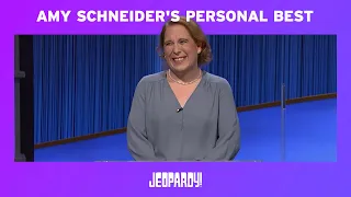 Highlights: Amy Schneider's Personal Best (So Far!) | JEOPARDY!