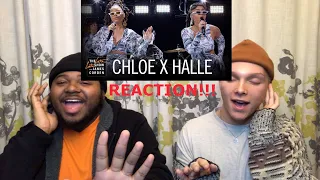 CHLOE x HALLE - "EVERYWHERE" LIVE ON THE LATE LATE SHOW | REACTION