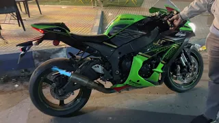 Kawasaki Ninja zx10r SC Project Titanium Full System Exhaust Note With Flame Firing