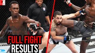 Israel Adesanya Vs Robert Whittaker 2 UFC 271 Full Fight Results