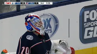 Auston Matthews 3rd goal of the season! 10/04/2019 (Toronto Maple Leafs at Columbus Blue Jackets)