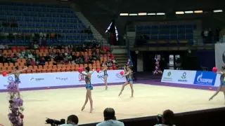 ISR junior group 5 balls Grand Prix Moscow 2015 All-around (1)