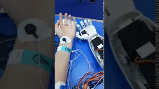 Макет бионического протеза руки человека