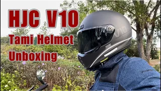 HJC V10 Tami MC5SF helmet Unboxing