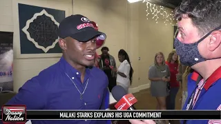Malaki Starks explains why Georgia won his 5-star talents