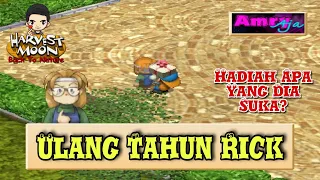 Hadiah Ulang Tahun Kesukaan Rick - Harvest Moon Back To Nature - Gameplay - Walkthrough