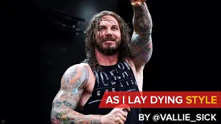 As I Lay Dying style - Metalcore instrumental by @Vallie_Sick