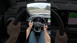 The New Chevy Colorado Isn't Missing the V6 at All (POV Drive #shorts)