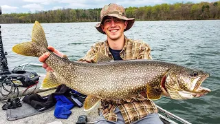 Fishing Round Valley Reservoir For the BIGGEST Trout in New Jersey (Caught the Lake MONSTER)