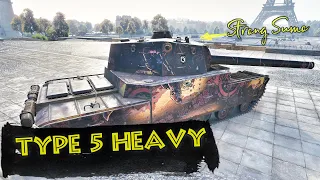 Type 5 Heavy - Strong Sumo - Japan Tier X HT | World of Tanks Replays | 12K Damage 9 kills