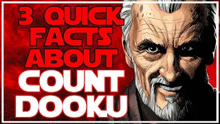 3 Quick Canon FACTS about COUNT DOOKU/DARTH TYRANUS Pt. 4 | Star Wars Canon Explained | #Shorts