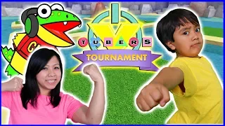 ROBLOX TOURNAMENT Ep 2 ! Ice Breaker + Cursed Islands Let's Play with Ryan Vs. Mommy + Gus