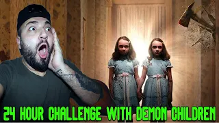 24 HOUR OVERNIGHT CHALLENGE WITH DEMON CHILDREN!